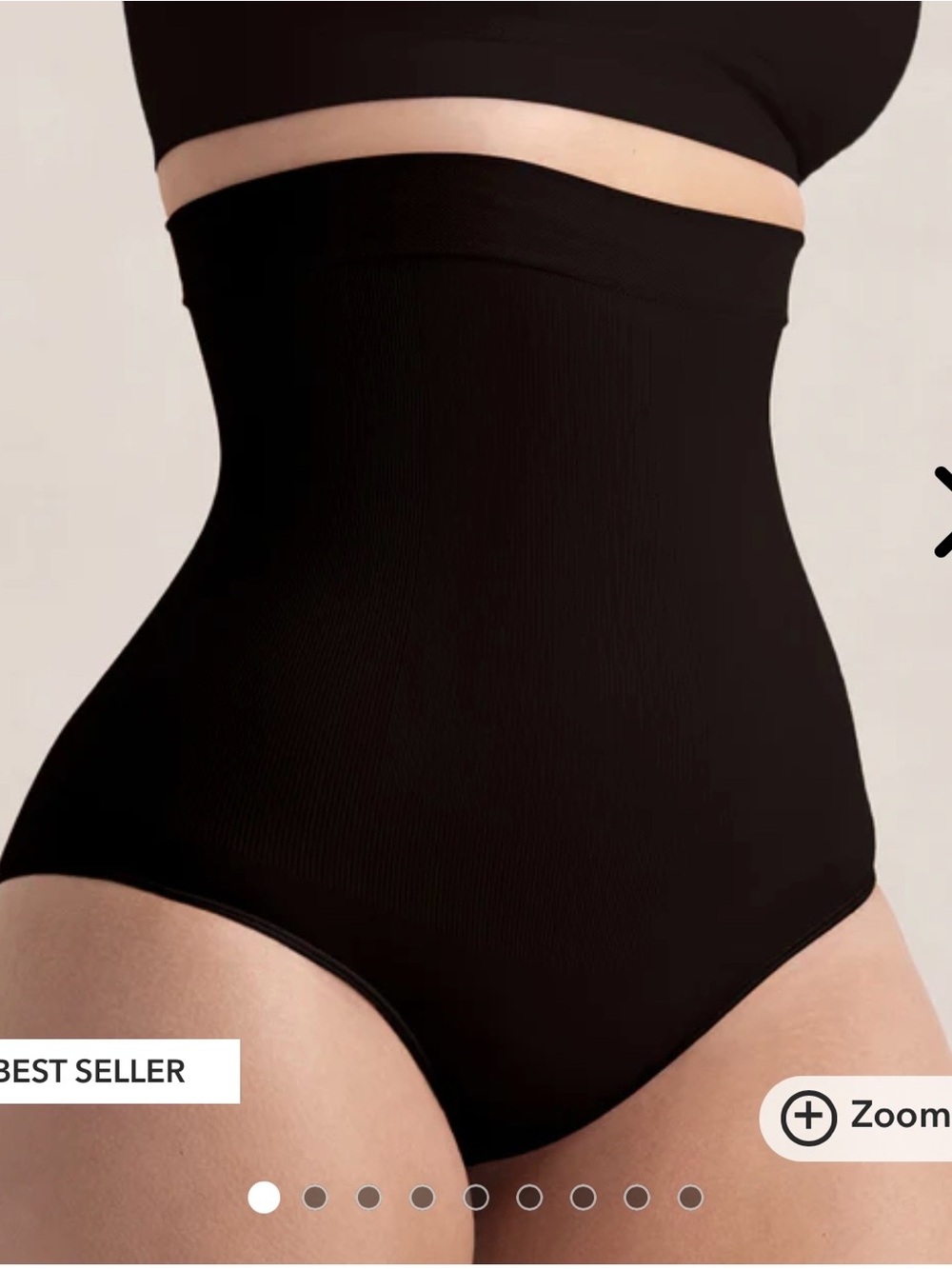 NWT. XL Shapermint Black High-Waisted Shaper Panty